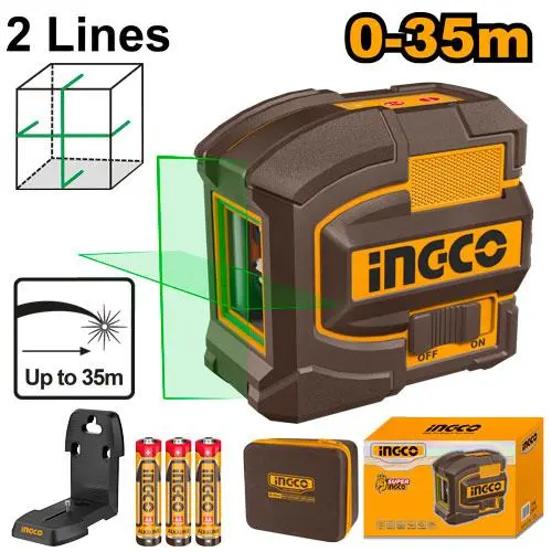 [toolsmart2682] INGCO SELF-LEVELING LINE LASER (HLL156508)