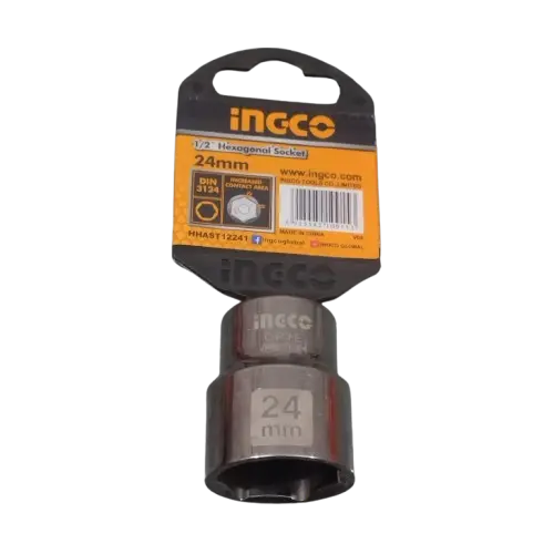 [toolsmart2698] INGCO SOCKET 1/2" 24MM (HHAST12241)