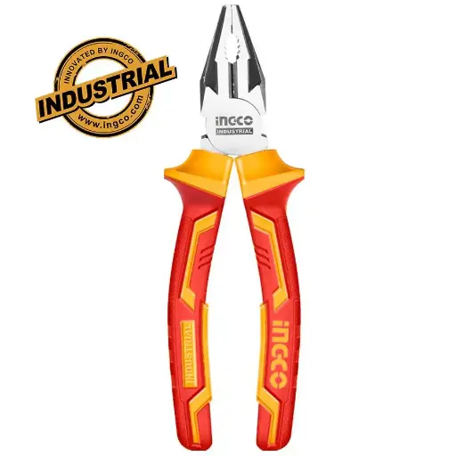 [ToolsMart4101] INSULATED COMBINATION PLIERS 8" INGCO (HICP28208)