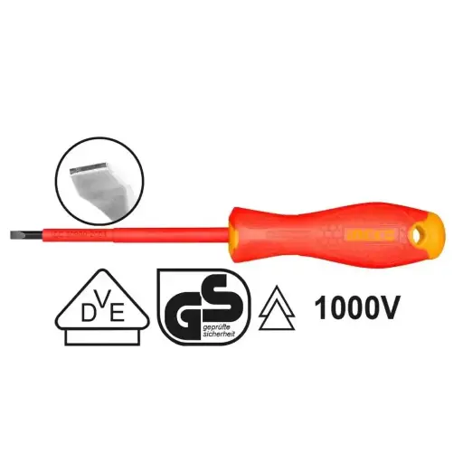 [toolsmart2721] INSULATED SCREWDRIVER INGCO (HISD814100)