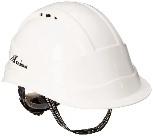[ToolsMart4030] SAFETY HELMET WITH STRIP KARAM (PN542)