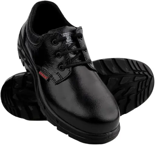 [toolsmart2788] KARAM SAFETY SHOES BLACK 9 NO (FS05)