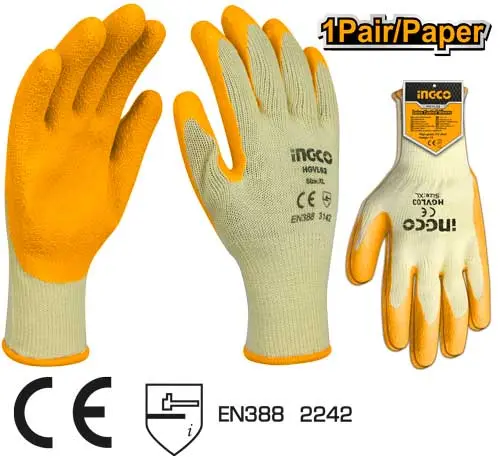 [ToolsMart3679] LATEX GLOVES INGCO (HGVL03)