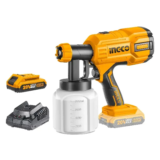 [toolsmart3033] LITHIUM-ION SPRAY GUN INGCO (CSGLI20402)-12%