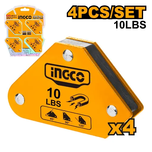 [ToolsMart3615] MAGNETIC WELDING HOLDER SET INGCO (AMWH4001)