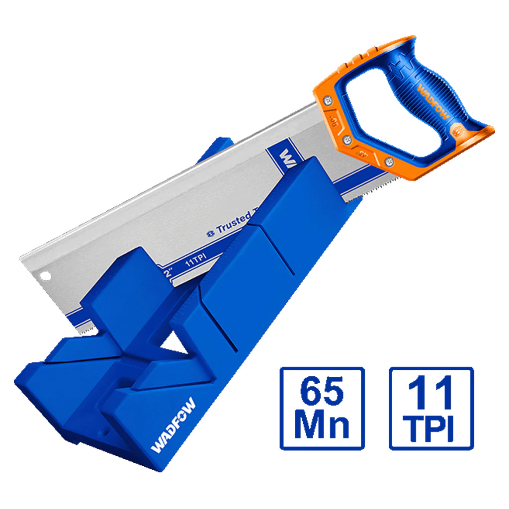 [toolsmart3169] MITRE BOX AND BACK SAW SET 12" WADFOW (WHW2112)