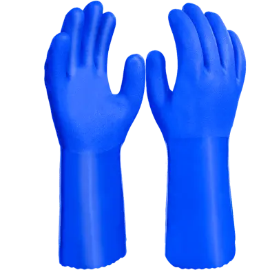 [ToolsMart3418] NITRILE GLOVES BLUE XL INGCO (HGVP04)