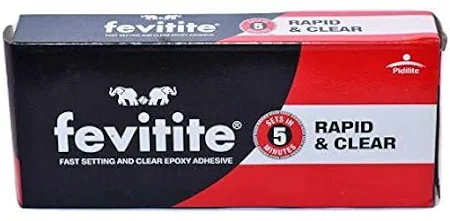 [ToolsMart3370] PIDILITE FEVITITE RAPID CLEAR 180GM