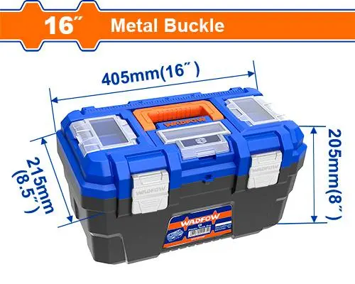 [toolsmart3256] PLASTIC TOOL BOX 16" WADFOW (WTB3316)