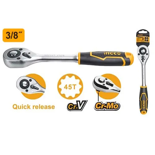 [ToolsMart3001] RATCHET WRENCH (3/8") INGCO (HRTH0838)
