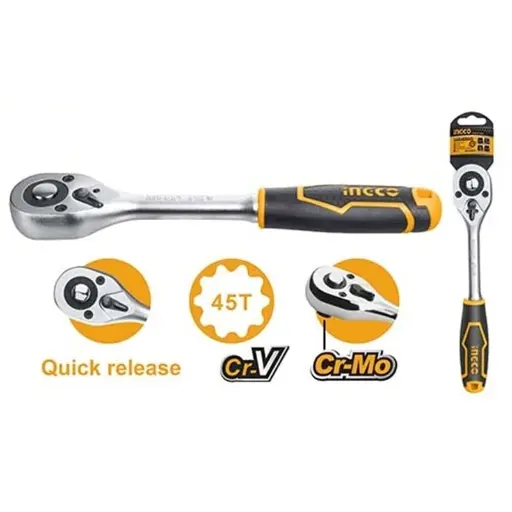 [ToolsMart3000] RATCHET WRENCH 1/2" INGCO (HRTH8412)