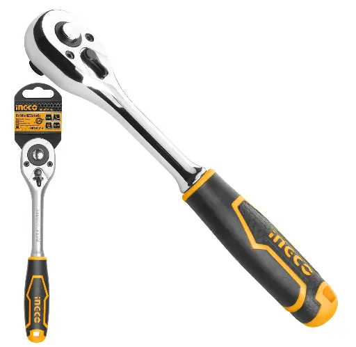 [ToolsMart2996] RATCHET WRENCH 1/4" INGCO (HRTH0814)