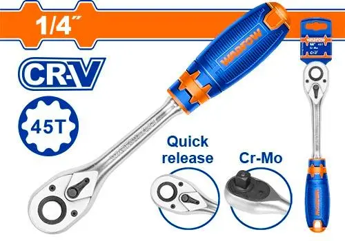 [ToolsMart2995] RATCHET WRENCH 1/4" WADFOW (WRW1214)