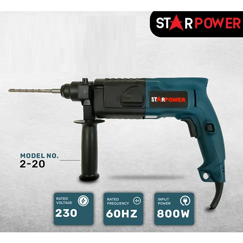 [ToolsMart6059] ROTARY HAMMER 20MM 800W STARPOWER (STAR2-20)