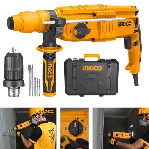 [ToolsMart2944] ROTARY HAMMER 800W 26MM INGCO (RGH9028-2)