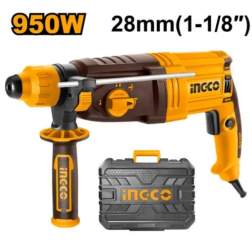 [ToolsMart2941] ROTARY HAMMER 950W 28MM INGCO (RGH9528)