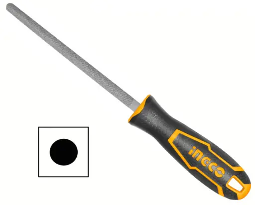 [ToolsMart2425] ROUND STEEL FILE INGCO (HSRF088)