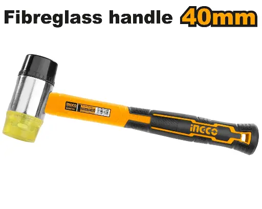 [ToolsMart2429] RUBBER AND PLASTIC HAMMER INGCO (HRPH8140)