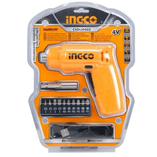 [ToolsMart2476] SCREWDRIVER LITHIUM-ION INGCO (CSDLI0402)