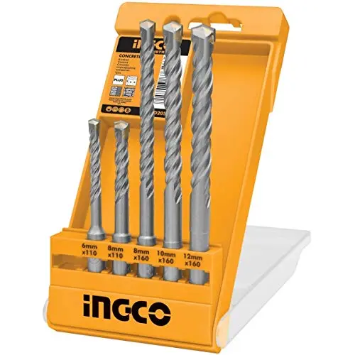 [toolsmart3571] SDS HAMMER DRILL BITS 5 PCS SET (AKD2052)