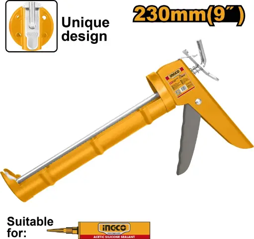 [ToolsMart2826] SILICON GUN INGCO (HCG1809)