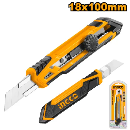 [ToolsMart2794] SNAP-OFF BLADE KNIFE INGCO (HKNS16618)