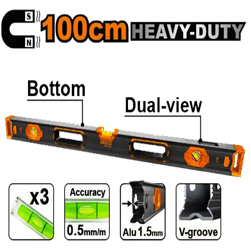 [ToolsMart1660] SPIRIT LEVEL MAGNETIC (HSL68100)