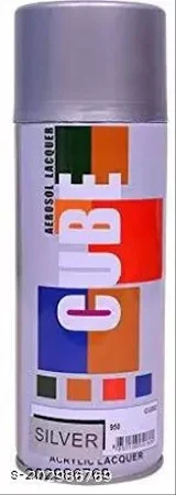 [toolsmart1069] SPRAY COLOUR SILVER CUBE