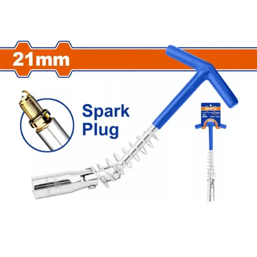 [ToolsMart1516] T-HANDLE SPARK PLUG SOCKET 21MM WADFOW (WTH5121)
