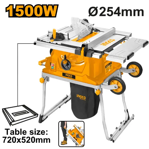[toolsmart4221] TABLE SAW 1500W INGCO (TS15008)