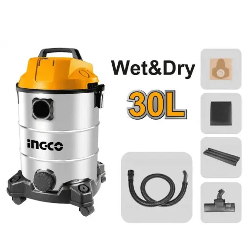 [toolsmart1381] VACCUM CLEANER 30LTR 1300W INGCO (VC13301)