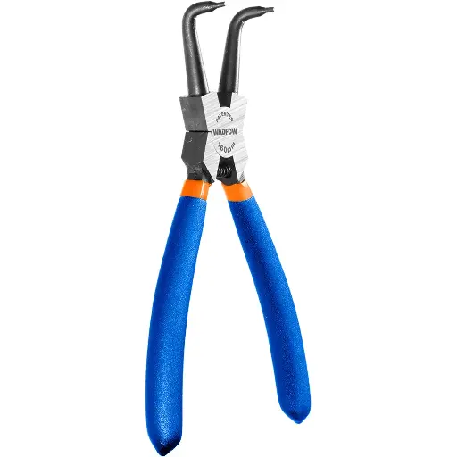 [ToolsMart826] WADFOW CIRCLIP PLIERS BENT HEAD (WPL9972)