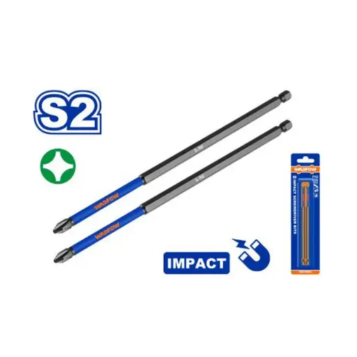 [toolsmart4519] WADFOW IMPACT SCREWDRIVER BIT 6" (WSV4K64)