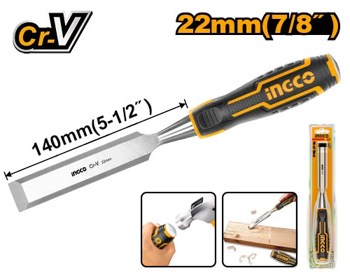 [ToolsMart636] WOOD CHISEL 22MM INGCO (HWC0822)