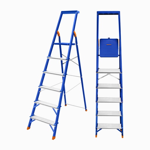 [toolsmart1740] ALUMINIUM LADDER 6 STEP WADFOW (WLD1H06)