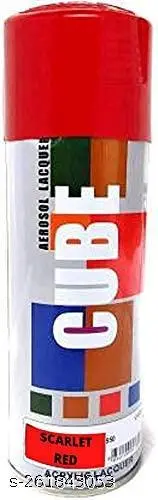 [toolsmart1067] SPRAY COLOUR ORANGE RED CUBE