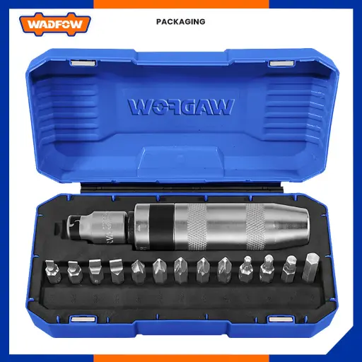 [toolsmart1507] 13 PCS IMPACT SCREWDRIVER SET WADFOW (WYM1B13)