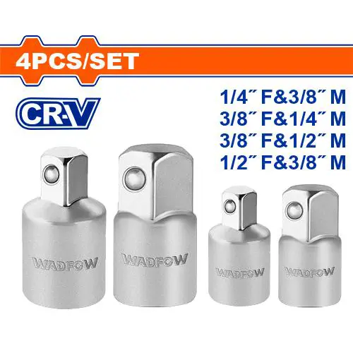 [TMI4658] 4 PCS SOCKET ADAPTOR SET WADFOW (WST9604)