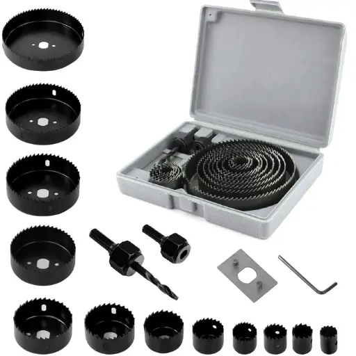 [ToolsMart936] 16 PCS HOLESAW SET CAMRON PRO
